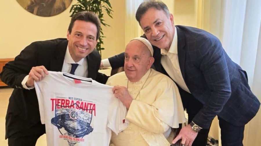 Se confirmó el homenaje que San Lorenzo le harÔ al papa Francisco en su próximo partido