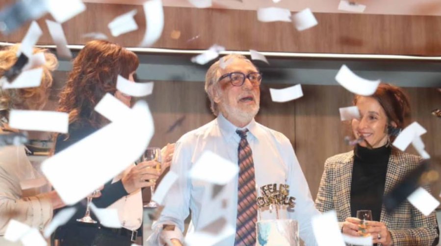 Luis Brandoni celebró sus 85 años arriba del escenario: las fotos