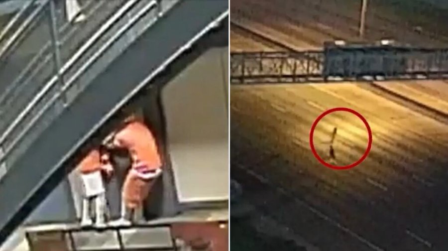 Increíbles imágenes: diez presos hicieron un boquete en una cárcel y escaparon mientras el guardia cenaba