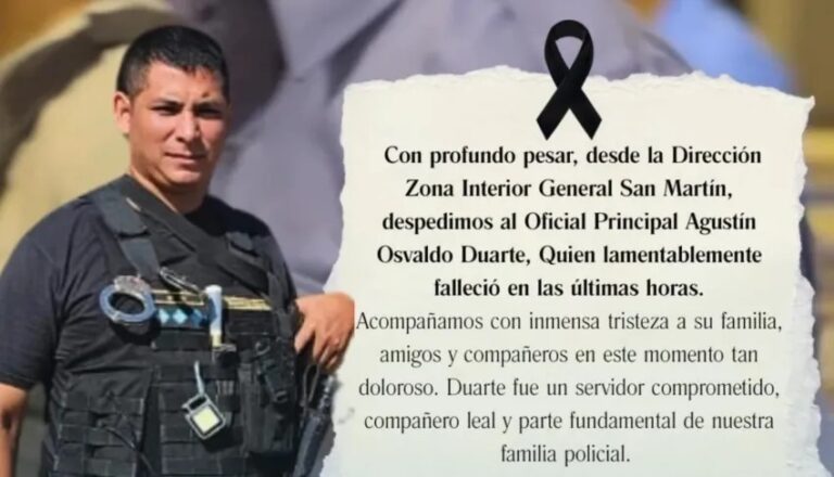 Falleció el agente que se descompensó en un entrenamiento de la Policía del Chaco