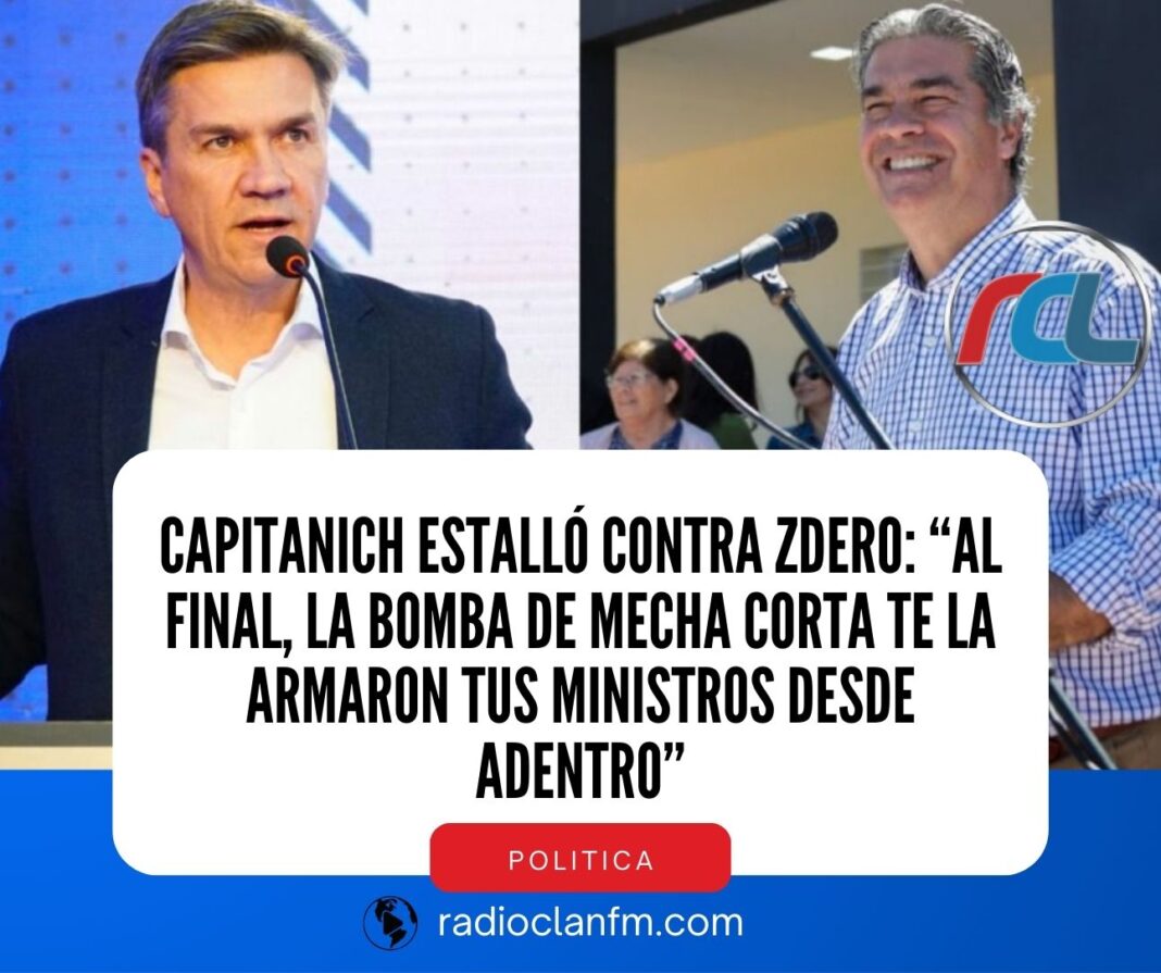 Capitanich estalló contra Zdero: “Al final, la bomba de mecha corta te la armaron tus ministros desde adentro”