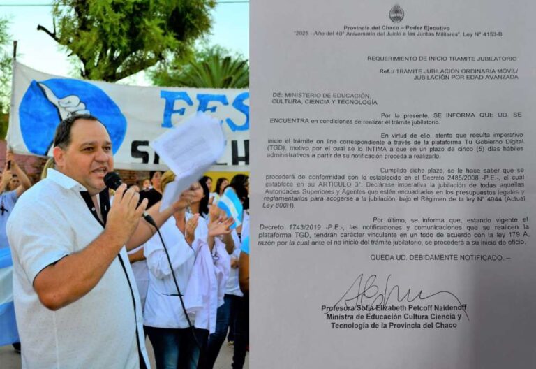 Jubilaciones compulsivas: docentes advierten que es un “tubo de ensayo” para ir por toda la administración pública