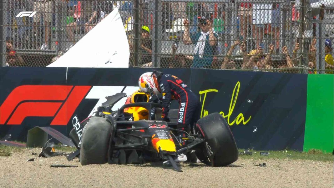 El impactante vuelco del japonés Yuki Tsunoda durante la clasificación en el Gran Premio de Imola