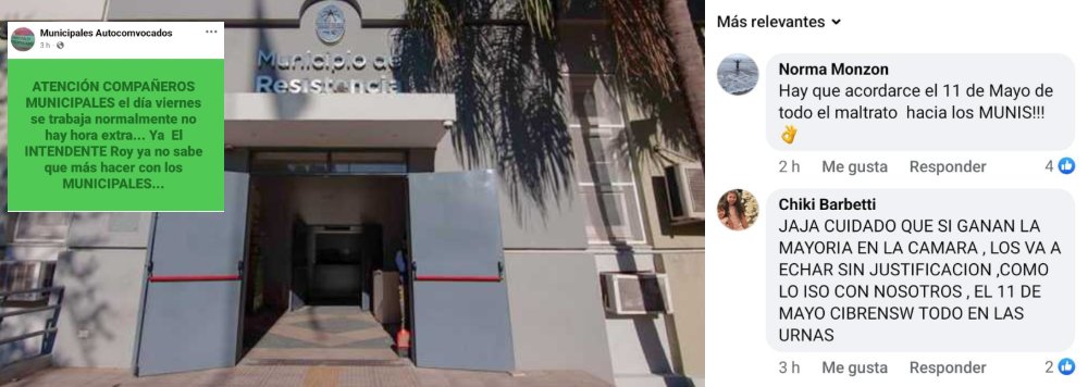 Malestar y bronca entre los municipales de Resistencia: Roy les volteó el feriado puente
