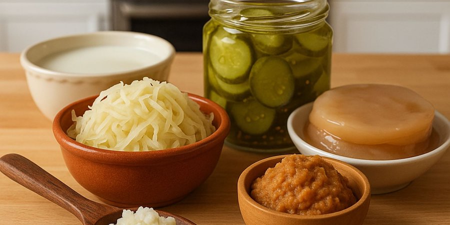 Los 5 alimentos con altas cantidades de probióticos y sus beneficios para la salud