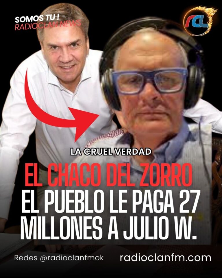 El pueblo del Chaco le paga 27 millones de pesos por mes a Julio Wajcman
