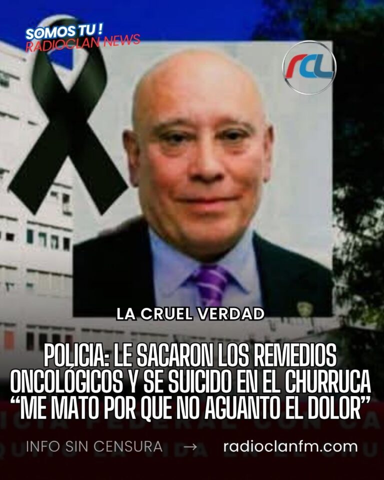 Policia le sacaron los remedios oncológicos y se suicido en el Hopistal Churruca