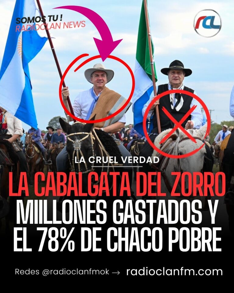 Cabalgata de la Fe millonaria mientras miles de chaqueños no tienen para comer