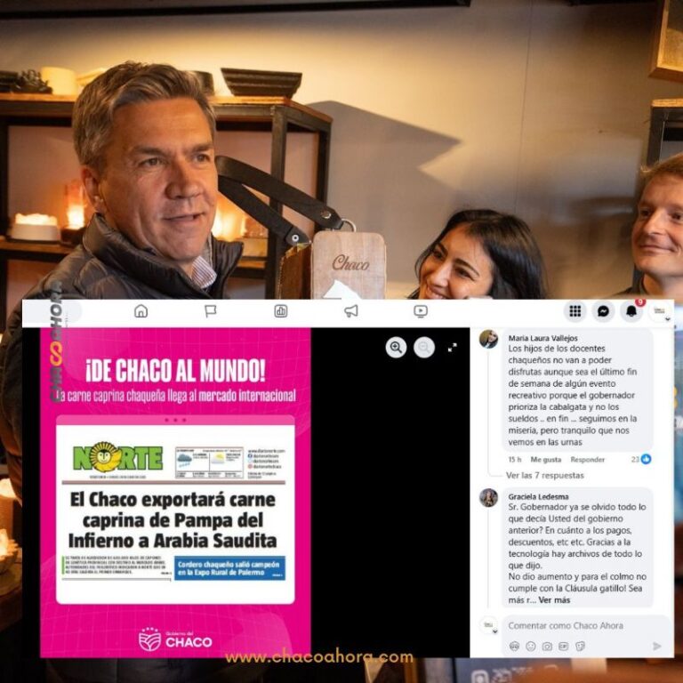 Zdero y sus redes, promoción de su gestión y la fuerte crítica: “El gobernador prioriza la Cabalgata y no los sueldos”