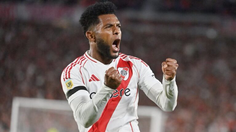 Con dos palabras: el mensaje con el que Miguel Borja se despidió de los hinchas de River