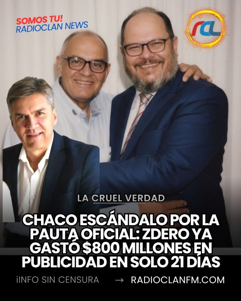 Escándalo por la Pauta Oficial: Zdero ya gastó $800 millones en publicidad en solo 21 días