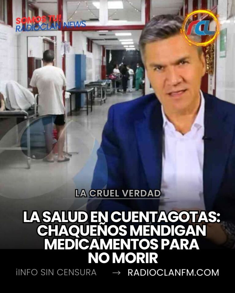 La Salud en Cuentagotas: Chaqueños mendigan medicamentos para no morir