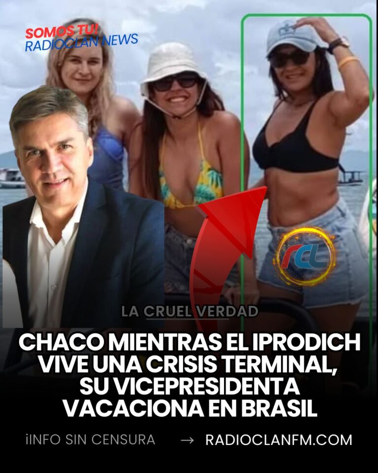 Chaco: mientras el Iprodich vive una crisis terminal, su vicepresidenta vacaciona en Brasil