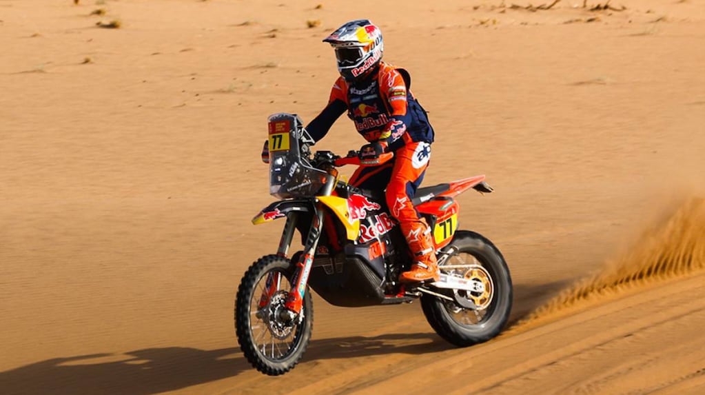 Luciano Benavides vuelve a ser líder del Rally Dakar en motos y sueña con el campeonato