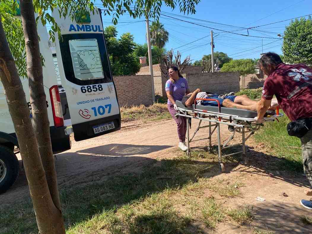 SÁENZ PEÑA – Un hombre resultó herido tras un conflicto de pareja en el barrio Solidario