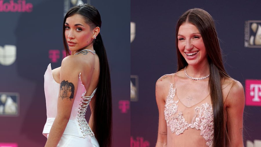 De María Becerra a Ángela Leiva y Yami Safdie, las argentinas coparon la alfombra del Premio Lo Nuestro