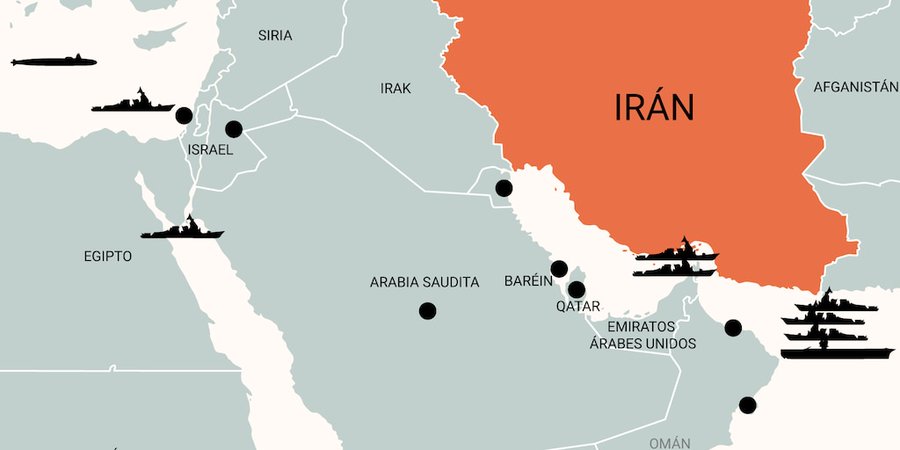 EEUU desplegó la mayor fuerza militar en Medio Oriente en más de dos décadas mientras crece la tensión con Irán