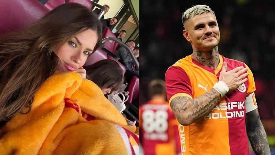 Las fotos de la China Suárez y sus hijos en la cancha del Galatasaray para alentar a Icardi