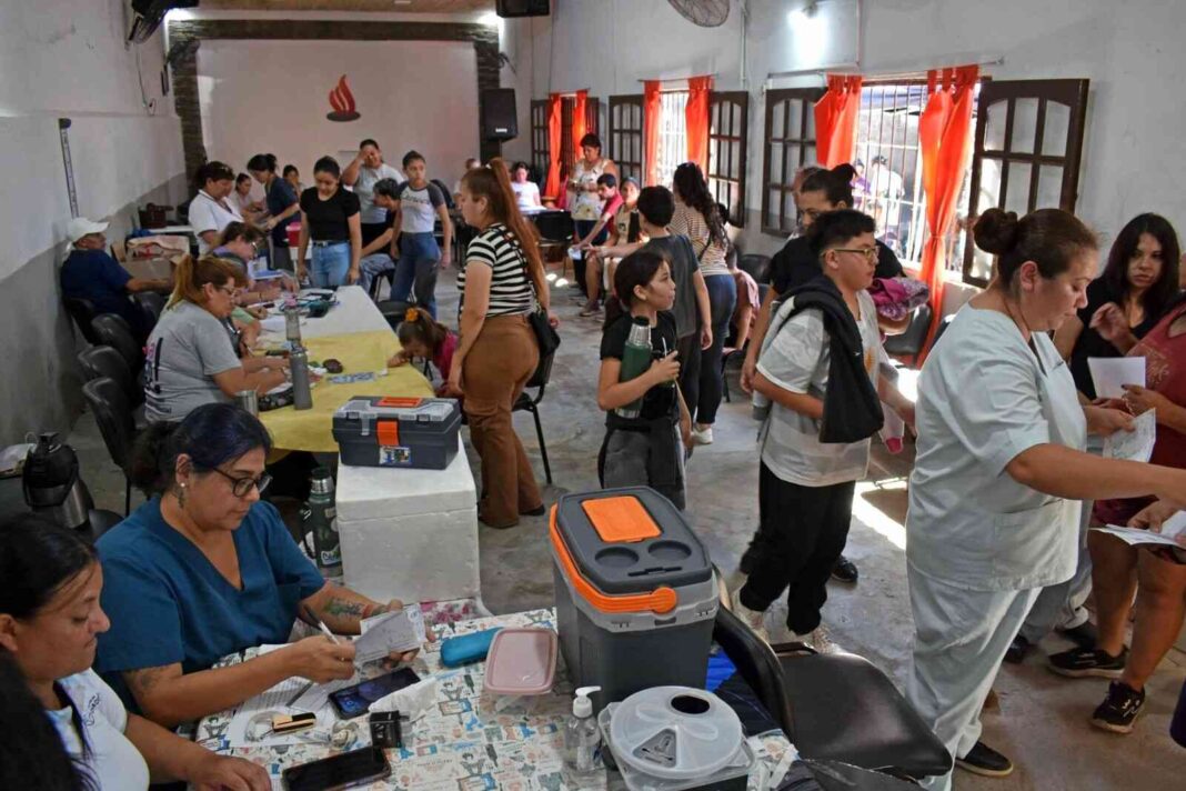 Exitoso operativo “Febrero en acción” en Barranqueras: refuerzan atenciones sanitarias para la vuelta a clases