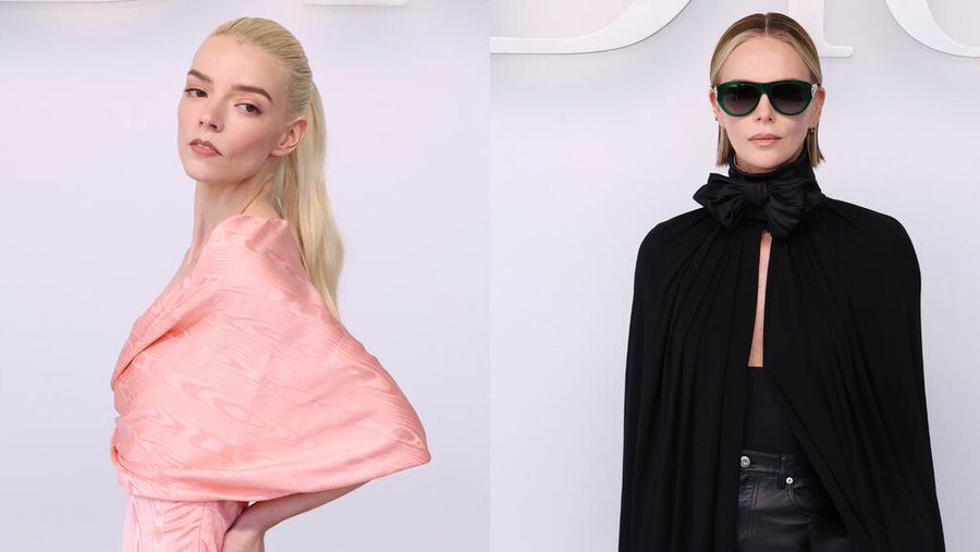 De Anya Taylor-Joy a Charlize Theron, las celebridades se encontraron en el desfile de Dior en París