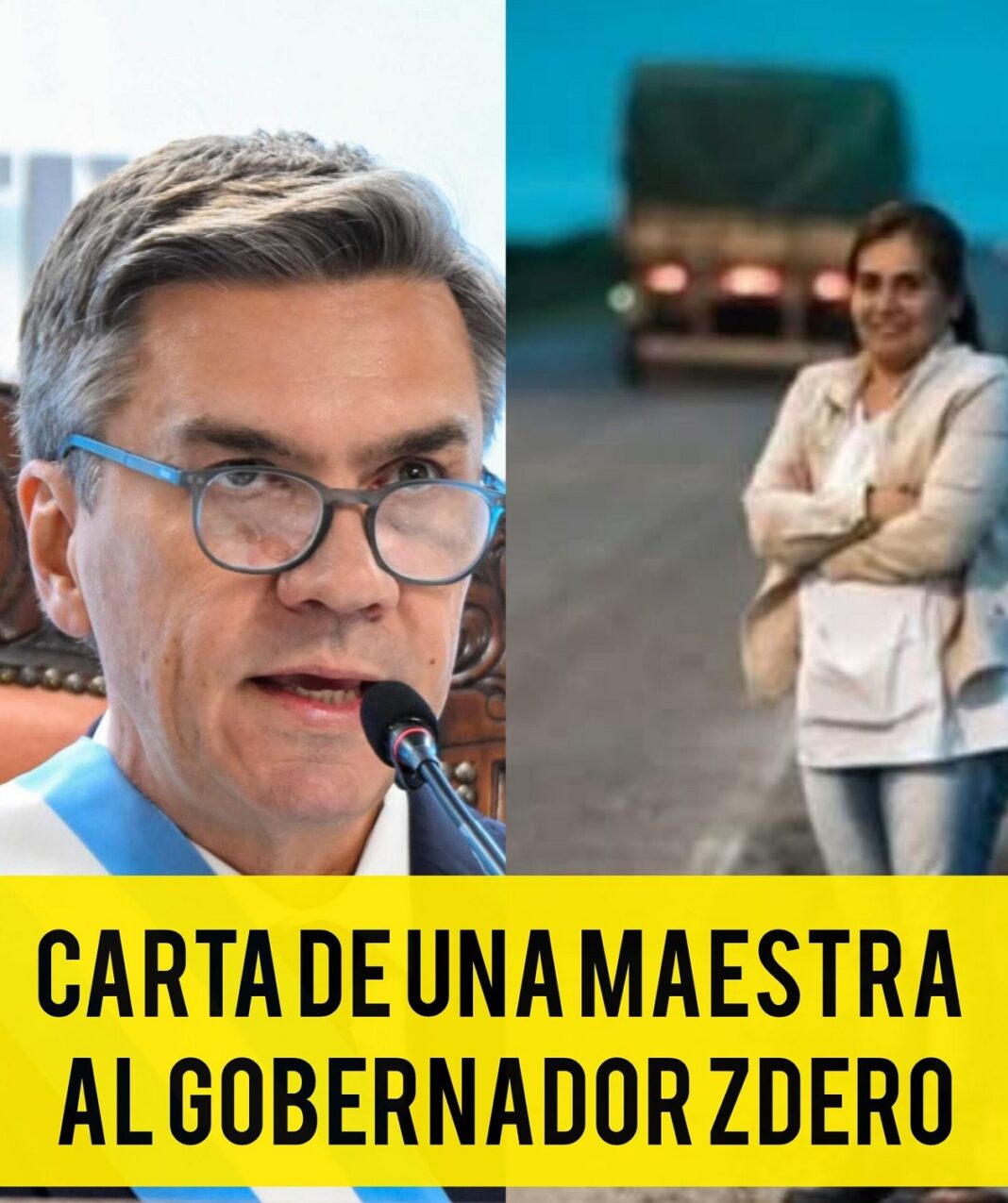 VIRAL: CARTA DE UNA DOCENTE AL SEÑOR GOBERNADOR