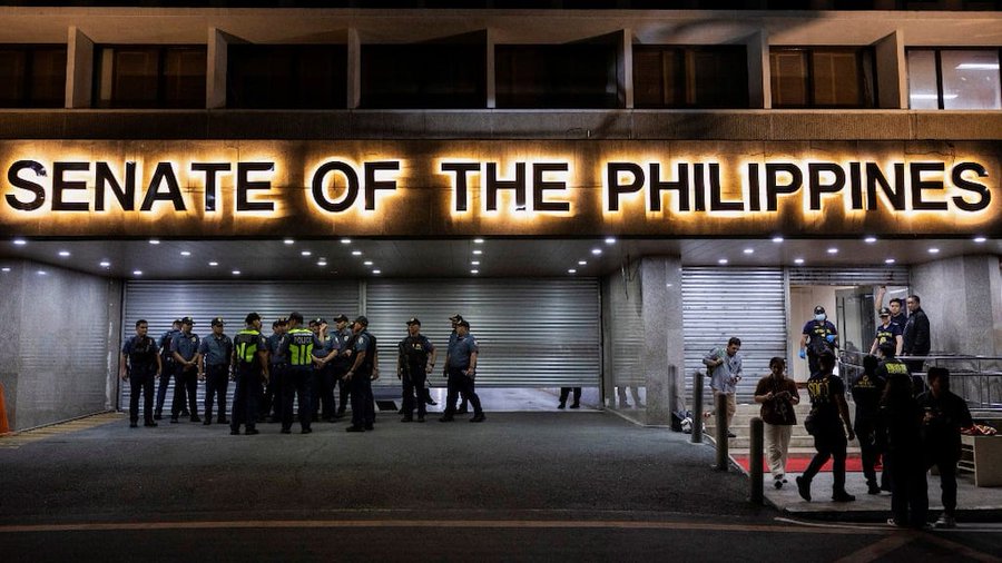 Tensión en Filipinas: hubo disparos en el Senado durante un operativo policial para arrestar a un legislador