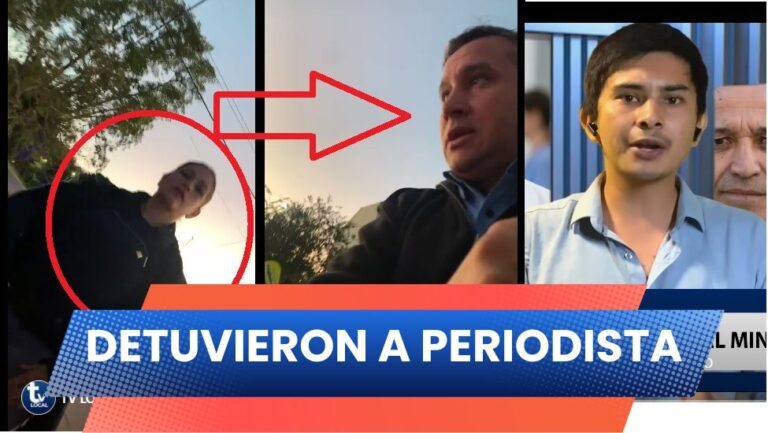 Fernando Ojeda, periodista de TV Local, fue detenido ilegalmente por la Policía del gobierno de Leandro Zdero