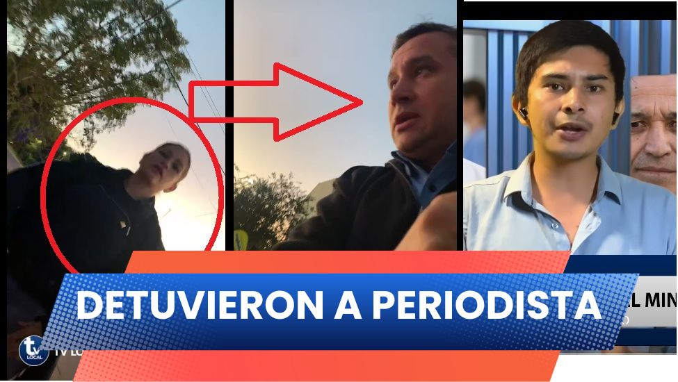 Fernando Ojeda, periodista de TV Local, fue detenido ilegalmente por la Policía del gobierno de Leandro Zdero