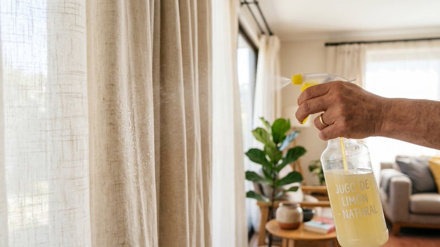 Rociar jugo de limón en las cortinas del living: cuál es su beneficio y qué problema mejora