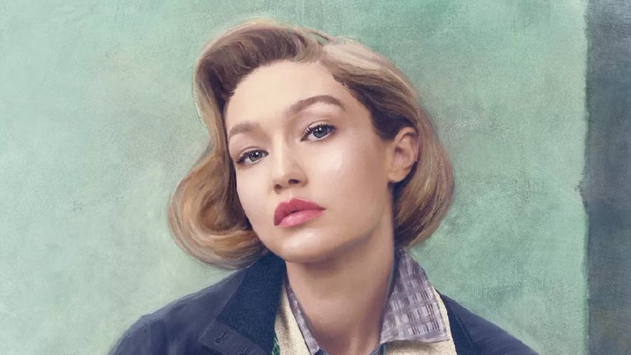Gigi Hadid se convirtió en una obra de arte y protagonizó la nueva campaña de moda de Miu Miu